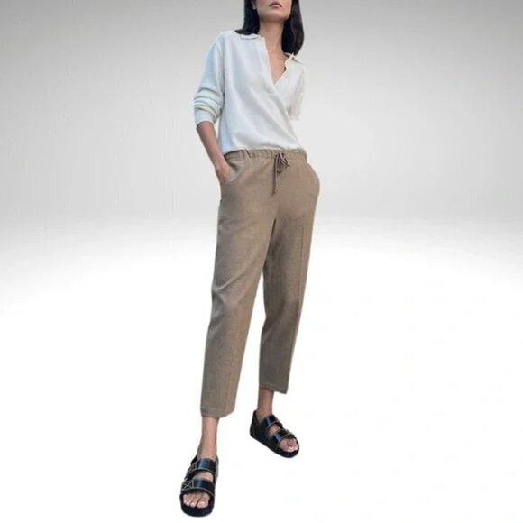 The Group by Babaton Jimmy Pant Cropped Drawstring Trousers Size Extra Small - Picture 1 of 9